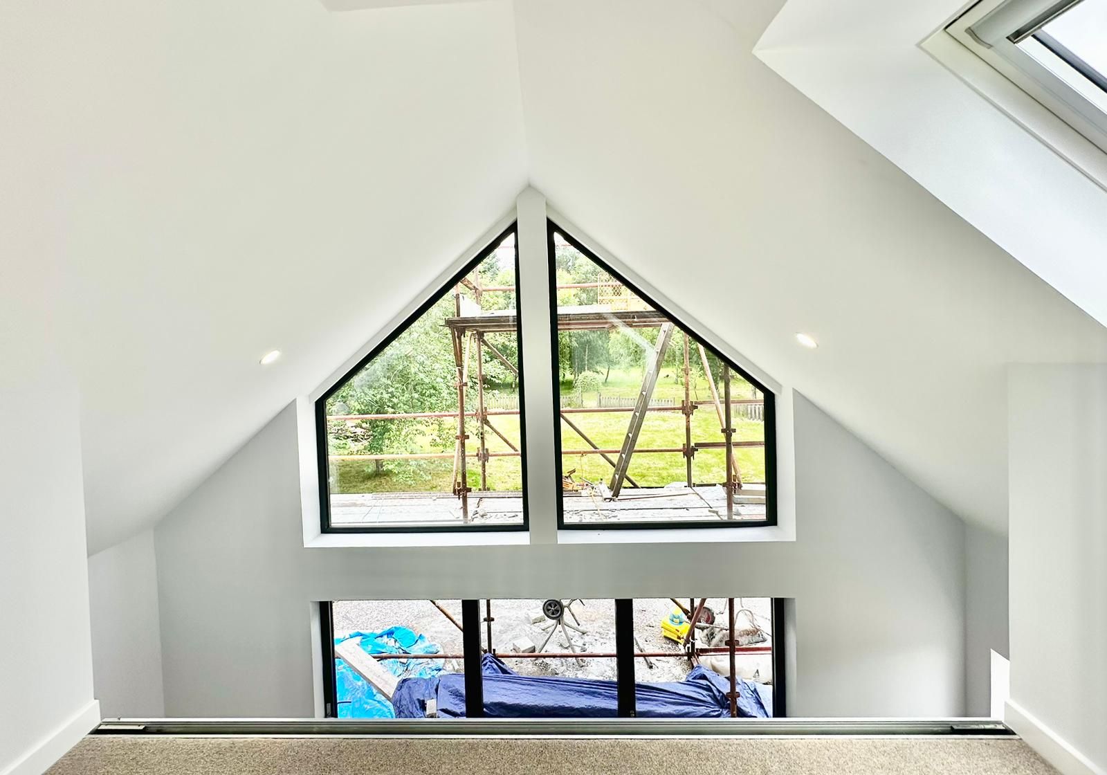 Glass Gable and Bi-Fold doors